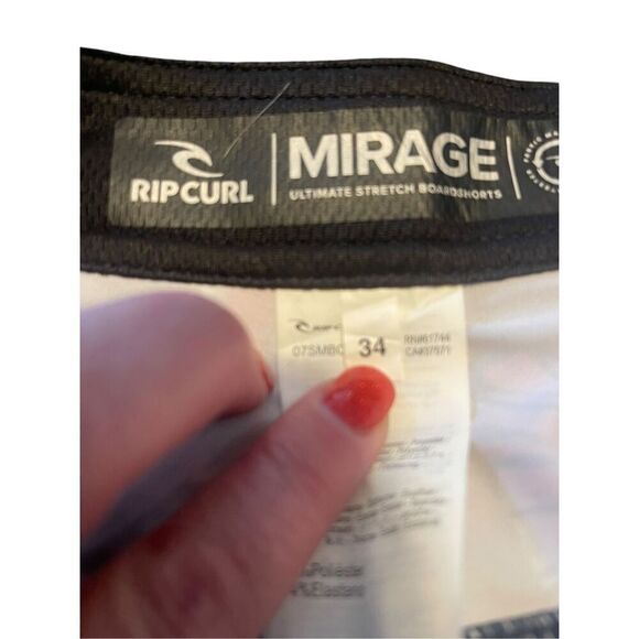 New Rip Curl Mens Navy Blue Mirage Ultimate Stretch Boardshorts Size 34 - Picture 5 of 12